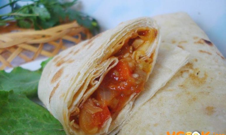 Рецепт лаваша с баклажанами