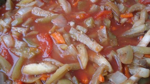 лаваш с баклажанами