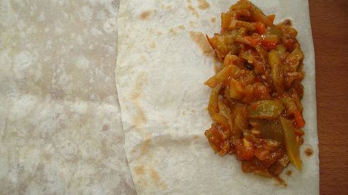 лаваш с баклажанами