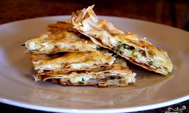 Рецепт лаваша с луком и сыром