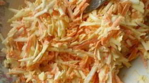 лаваш с морковкой и сыром