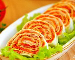 Лаваш с морковкой