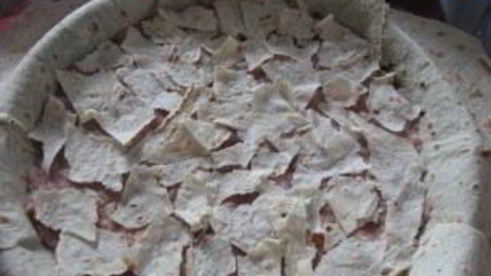 лаваш с начинкой из фарша