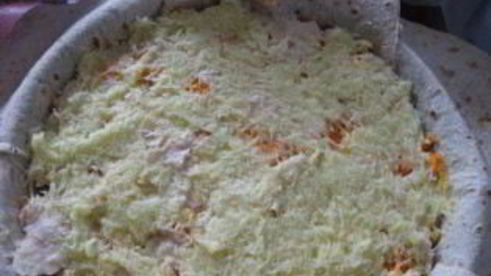 лаваш с начинкой из фарша