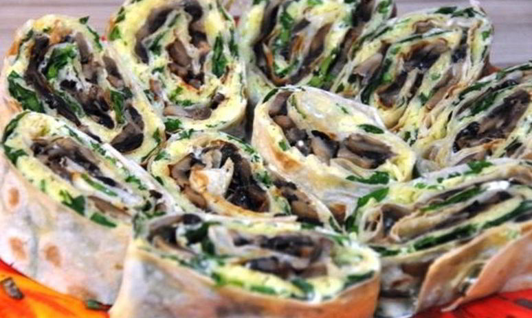 Рецепт лаваша с овощами