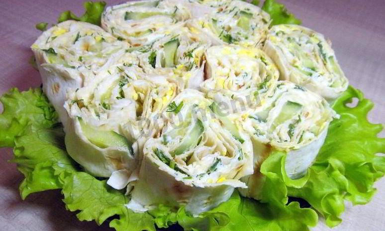 Рецепт лаваша с плавленым сыром