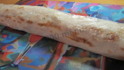 лаваш с плавленым сыром