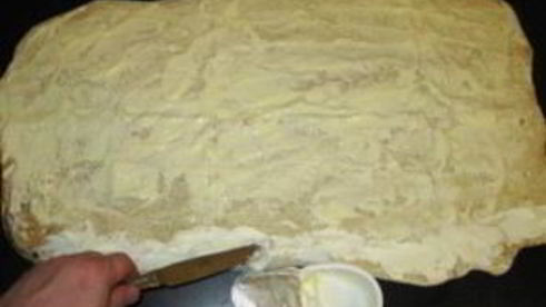 лаваш с рыбой и плавленым сыром