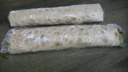 лаваш с семгой и огурцом