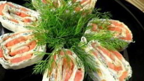 лаваш с семгой