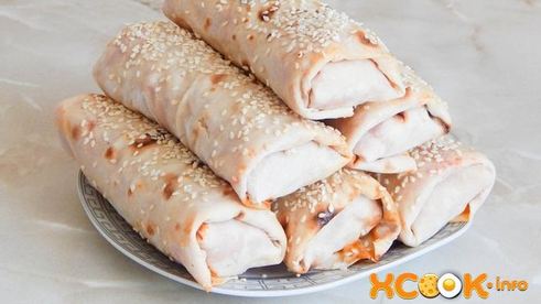 лаваш с сосиской и сыром