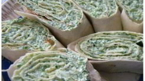 лаваш с творогом