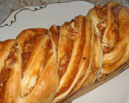 Лаваш со сгущенкой