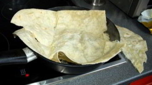 обжаренный лаваш