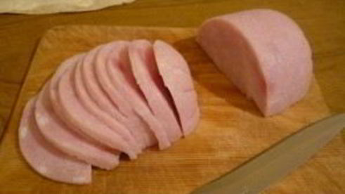 рулетики из лаваша с семгой и ветчиной