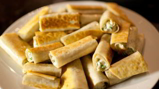 Рулетики из лаваша с сыром