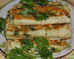 Рулетики из лаваша жареные