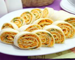 Рулетики из лаваша