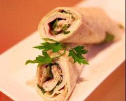 Рулеты из лаваша с индейкой