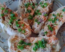 Салатная закуска в лаваше