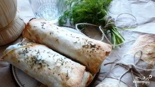 Сосиски в лаваше в духовке