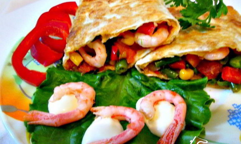 Рецепт средиземноморского завтрака из лаваша