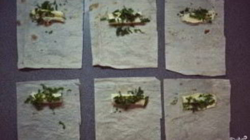 сулугуни в лаваше на сковороде