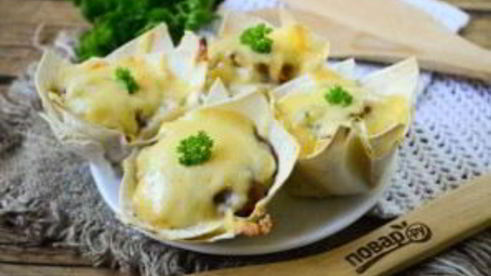 тефтели в лаваше