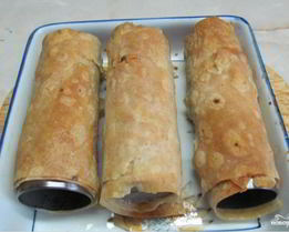 Трубочки из лаваша