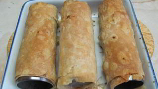 Трубочки из лаваша