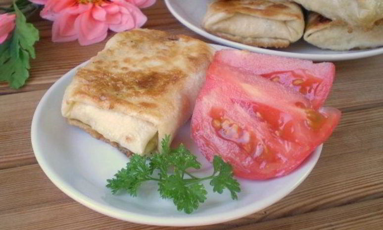 Рецепт жареного лаваша с начинкой