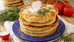 Бхатури индийские лепешки