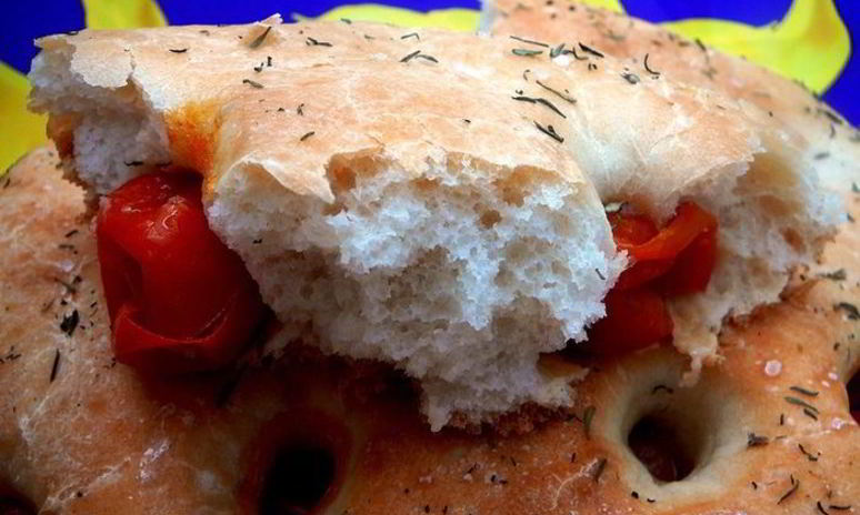 Рецепт фокаччи с помидорами черри