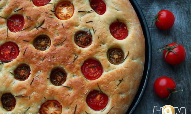Рецепт фокаччи с помидорами