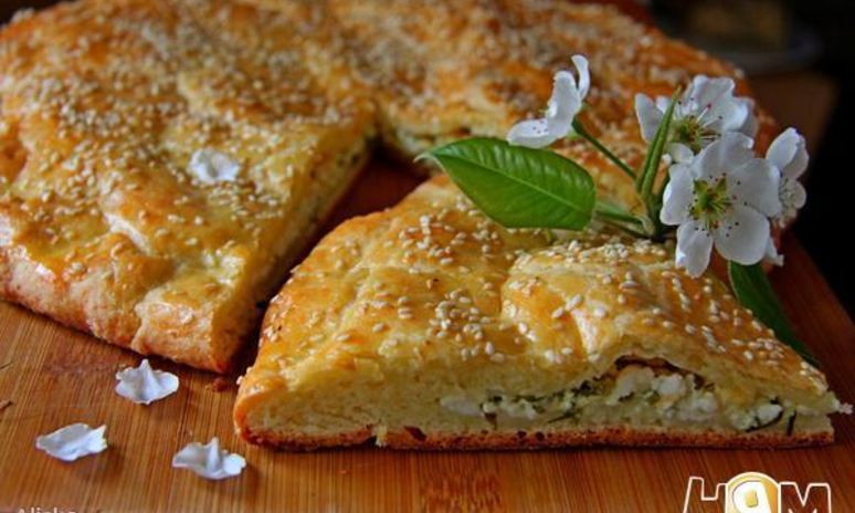 Рецепт лепешки из творожного теста с сыром