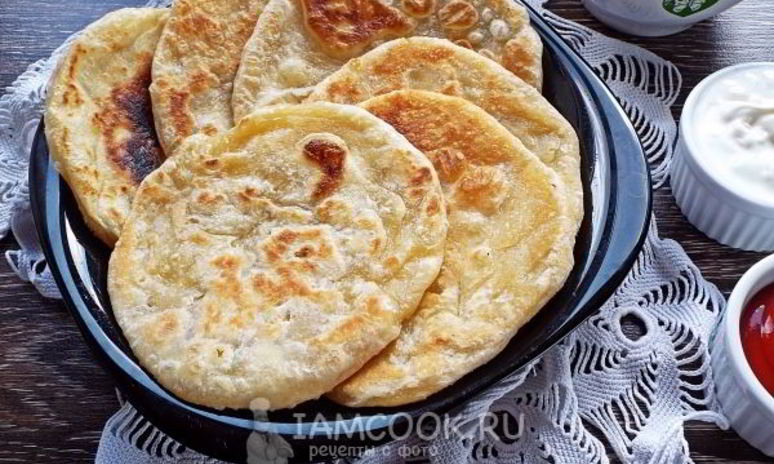 Рецепт лепешек без дрожжей на сковороде