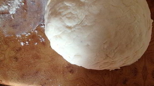 лепешки на минеральной воде с зеленью и сыром