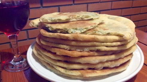 лепешки на сметанном тесте