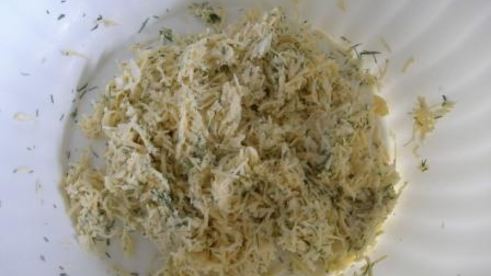 творожно-сырная лепешка