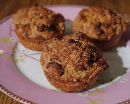 Арахисовые маффины с горьким шоколадом
