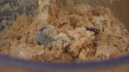 арахисовые маффины с горьким шоколадом