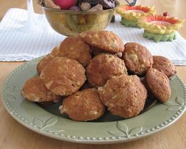 Бананово-яблочные маффины