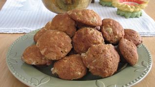 Бананово-яблочные маффины