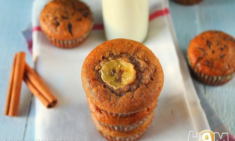 Рецепт банановых маффинов с корицей