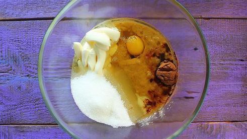 банановые маффины с корицей