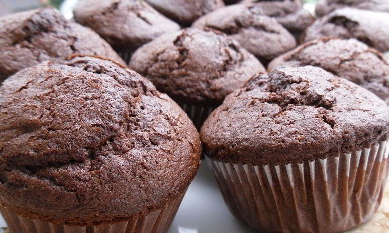 Рецепт диетических шоколадных маффинов