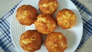 Кокосово-творожные маффины