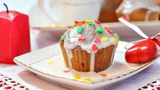 Лимонные маффины на кефире