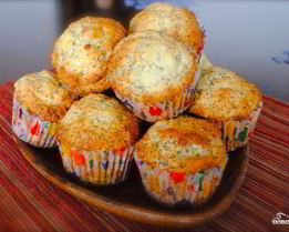 Лимонные маффины с маком
