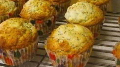 лимонные маффины с маком